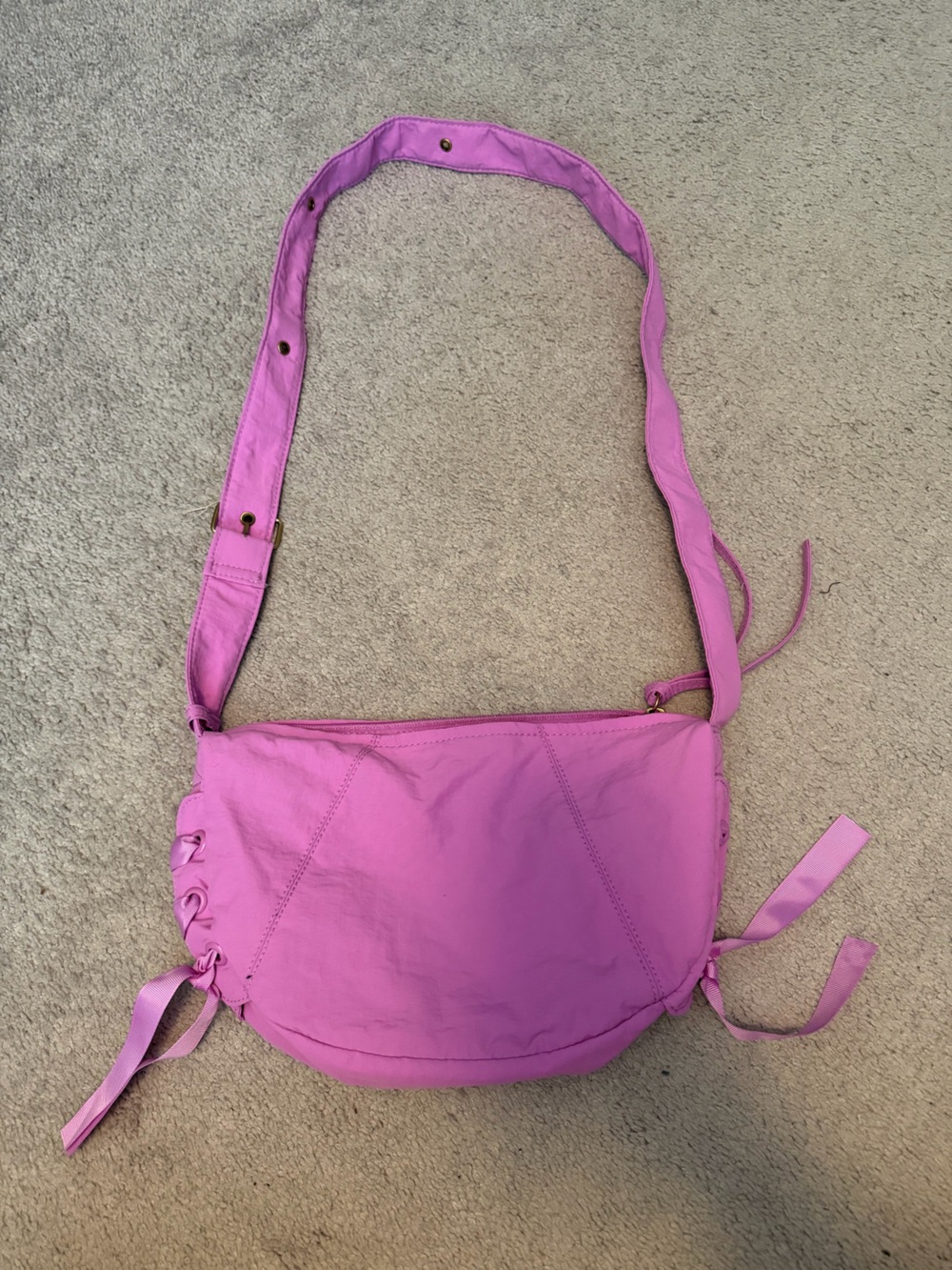 American Eagle - Pink Crescent Bag
